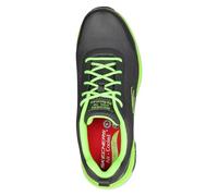 Skechers Arch Fit Sr Ringstap, Zapatos de trabajo Hombre, Charcoal Lime Textile/Synthetic, 48.5 EU