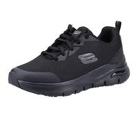 Skechers ARCH FIT SR, Zapatillas para Mujer, Black Textile/Synthetic, 35 EU