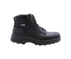 Skechers - Botas de Trabajo con Puntera de Seguridad y Cordones - Shoes - Hombre - Negro - 44 EU -
