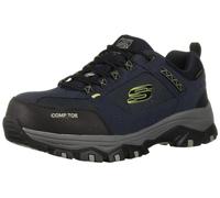 Skechers Greetah Zapato de Seguridad para Hombre, Marino, 39.5 EU
