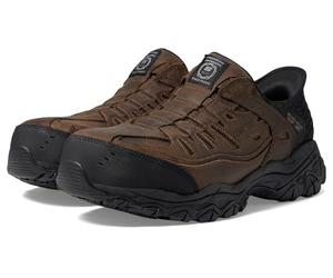 Skechers Holdredge-Ryker Comp Toe - Tenis para Hombre, Marrón, 10 Wide