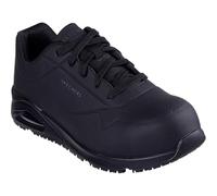 Skechers Botas de construcción Uno Sr Doltin – Negro sintético – Talla 44 EU