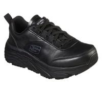 Skechers Work MAX Cushioning Elite Sr Kajus Health Care - Zapatos Profesionales para Mujer, Piel sintética Negra, 37 EU