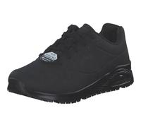 Skechers Work Relaxed Fit Uno SR Sutal, Zapatillas Hombre, Negro, 41 EU