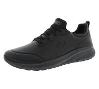Skechers Work Squad Chaos Sr Rodey para mujer, Negro/Negro, 11