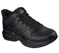 Skechers Zapatillas de trabajo para hombre, de caña media, antideslizantes, con amortiguación Skech-air