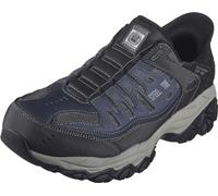 Skechers Zapatos sin Cordones para Hombre Cankton-Faison St, Azul Marino/Gris, 45 EU