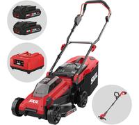PROMO - Skil 0130 BA - Cortacésped de batería - 2x20V/2ah - Corte 34 cm