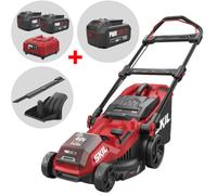 SKIL 0135 BA - Cortacésped de batería 2x20V/4Ah + batería 20V 4Ah gratis - Corte de 38 cm