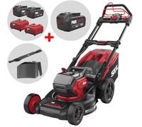 SKIL 0151 BA - Cortacésped de batería 2x20V/4Ah + batería de 20V/4Ah gratis - Corte de 46 cm
