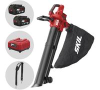 SKIL 0350 CA - Soplador aspirador de batería - 2x20V/4Ah