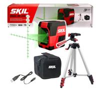 Skil 1911 DA, 20 metros, 0,1 mm/m, 8°, 520 nm, Horizontal/vertical, Verde