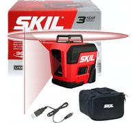 Skil 1960 DA, 20 metros, 0,1 mm/m, 8°, Horizontal/vertical, Rojo, 635 nm (<5 mW)