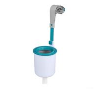 Skimmer de piscina para skimmer de superficie, limpiador de piscina sobre el suelo, montaje en pared, recogedor automático de hojas con soporte ajustable