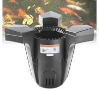 Skimmer Flotante Eficiente para Estanques con Bomba: El Limpiador De Superficie Definitivo para Estanques Y Lagos Exteriores. Incluye Cable De Alimentación Largo para Un Uso Sencillo. 70w