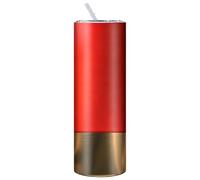 Skinny Coffee Tumbler, Slim Insulation Bottle, 285 g Double Wall Stainless Steel 20 oz with Lid and Straw, Vacuum Insulated Travel Mug with Splash Proof Cover, for School Picnic Daily Use