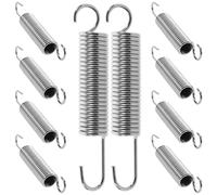 SKISUNO 10 Piezas Resortes Reemplazables, Acero Inoxidable | Tijera para Podar, Recambio de Muelle en Plata, para Jardines y Poda de Árboles