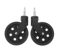 SKISUNO Material Plástico y Metal Rueda Giratoria de 4.5 Pulgadas 2 Piezas Accesorio Multifuncional Silencioso Eje y Rodamiento para Carrito de Compras para Reparaciones y Compras