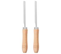 SKISUNO Soporte de Pelo Cuchillas Madera de Acero Inoxidable para Raspador 2 Piezas, Accesorio Práctico de Cerdo y Pollo para Cocina y Hogar