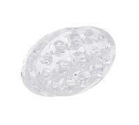 SKISUNO Soporte para Tazas de de Acrílico Transparente Portapigmentos Ovalado Resistente para Organizador para Profesional y Doméstico Diseño Estético para Decoración