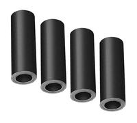 SKISUNO Tapón Magnético para Invierno para Chimenea Interior 4 Piezas de Goma Magnética Negra, Bloqueador de Viento Fácil de Mantener, Cubierta Aislante en Sala de Estar