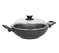 skk 2751 Titan Induction - Wok con Tapa de Cristal (Aluminio Fundido, diámetro 32 cm