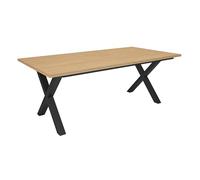 Skraut Home | Mesa Comedor | Roble Soft | 194x90x74 cm | Para 10 Comensales | Muebles Comedor | Mesa Fija Cocina y Salón | Estilo Moderno