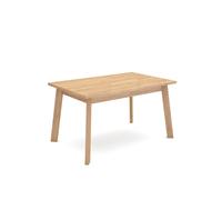 Skraut Home, Mesa de Comedor, Odin, 140x90x74cm, Estilo Moderno, Varios colores disponibles Oak - oak pata