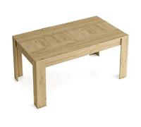 Skraut Home | Mesa Extensible Kai hasta 200 cm | 76 x 140 x 90 cm | para Cualquier Ocasión | Roble | Ideal en Comedor o Cocina | Estilo Moderno | Madera Roble