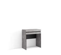 Skraut Home | Tocador | Dormitorio habitación | 70x75x35 cm | con cajón | con Almacenamiento | Estilo Moderno | Cemento