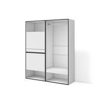 Skraut Home, Zapatero, Armario para zapatos y botas, Vestidor abierto, organizador de zapatos, 120x35x145cm, Varios colores disponibles White