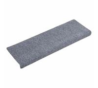 SKTQYQO Alfombrillas de escalera autoadhesivas, 10 unidades, 65 x 21 x 4 cm, gris claro