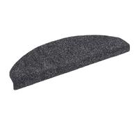 SKTQYQO Alfombrillas de escalera autoadhesivas, 10 unidades, 65 x 21 x 4 cm, gris oscuro