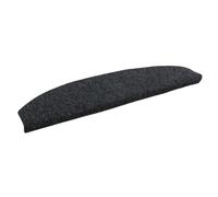 SKTQYQO Alfombrillas para escaleras autoadhesivas, 15 unidades, color negro, 80 x 24,5 x 3,5 cm