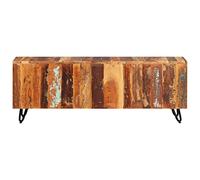 SKTQYQO Mueble para TV 110 x 30 x 40 cm de madera maciza reciclada