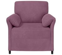 SKTQYQO Sofá de 1 plaza morado 88 x 83 x 95 cm terciopelo