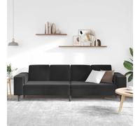 SKTQYQO Sofá salón negro 250 x 77 x 76 cm