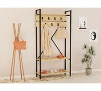 Skye Decor, Alfa- Alfa HDL, Saphir, Perchero, 180x90x34 cm, panel de partículas con recubrimiento de melamina 100%