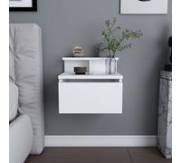 Skye Decor, Alice: Mesitas de noche y aparadores, color blanco, 39,8 x 35 x 31,9 cm