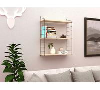 Skye Decor, Armoni (juego de 3 unidades) - Travertino, estante de pared, 72 x 85 x 20 cm, 100% tablero de partículas con revestimiento de melamina