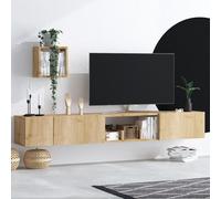 Hanah Home Mueble de TV Avior Roble Zafiro