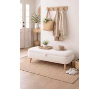 Skye Decor, Banco de asiento de alta calidad (código para padres) - Blanco, 90x45x30 cm, 100% melamina