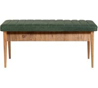 Skye Decor, banco Vina, color verde, modelo Atlántico, bancos, pino atlántico, 110 x 46 x 40 cm