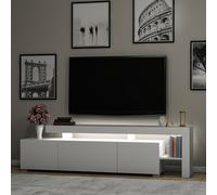 Skye Decor, Beliz: Mueble de TV blanco, 192 x 53 x 37 cm