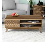 Skye Decor, composición: madera contrachapada con revestimiento de melamina, mesa de centro de nogal, dimensiones: 105 x 60 x 38,2 cm