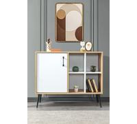 Skye Decor, consola de alta calidad (de 3 piezas) en roble saphir, 100 cm | 100% melamina