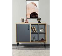 Skye Decor, consola de alta calidad (de 3 piezas) en roble "Sapphire", 100 cm | 100% melamina