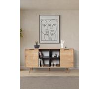 Skye Decor, consola de alta calidad (de 3 piezas) en roble "Sapphire", 160 cm | 100% melamina