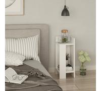 Skye Decor, Elos - Elos Right DTE, blanco, mesitas de noche y armarios, 60x25x27 cm, tablero de partículas con recubrimiento de melamina al 100%