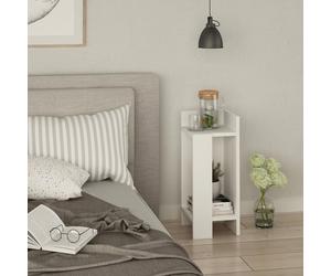Skye Decor, Elos - Elos Right DTE, blanco, mesitas de noche y armarios, 60x25x27 cm, tablero de partículas con recubrimiento de melamina al 100%